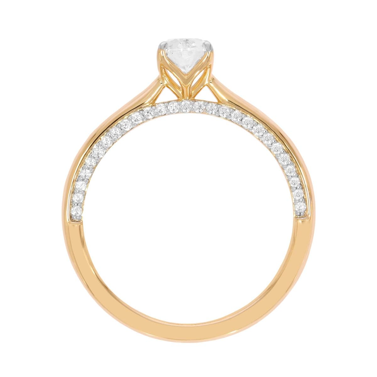 Solitaire Plus Rings, style 11-V3051