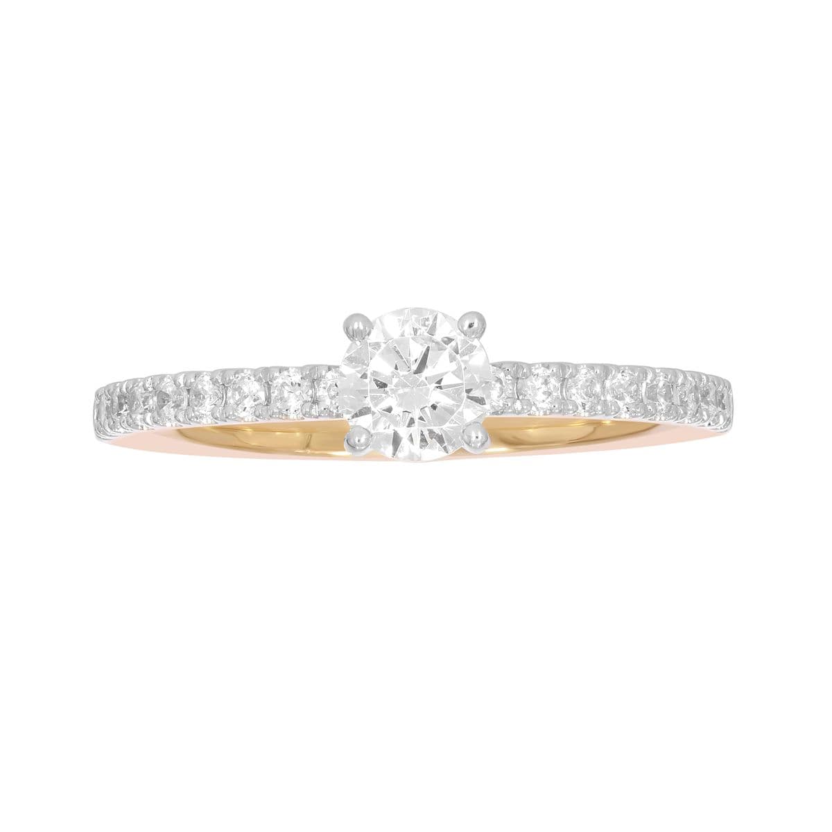 Solitaire Plus Rings, style 11-V3107