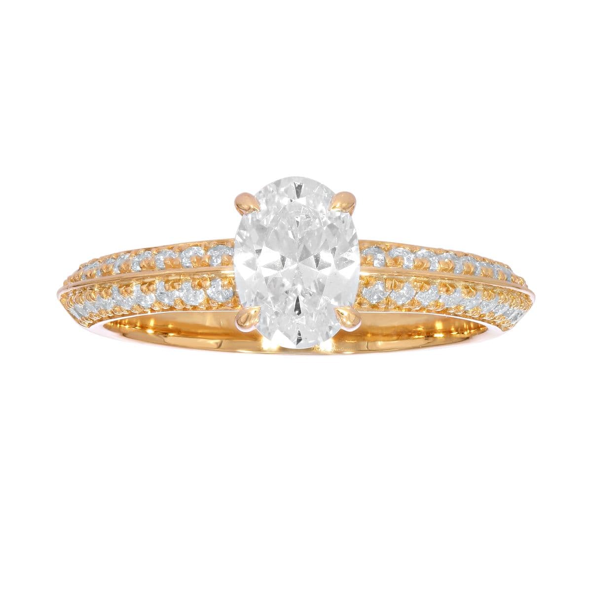 Solitaire Plus Rings, style 11-V3110