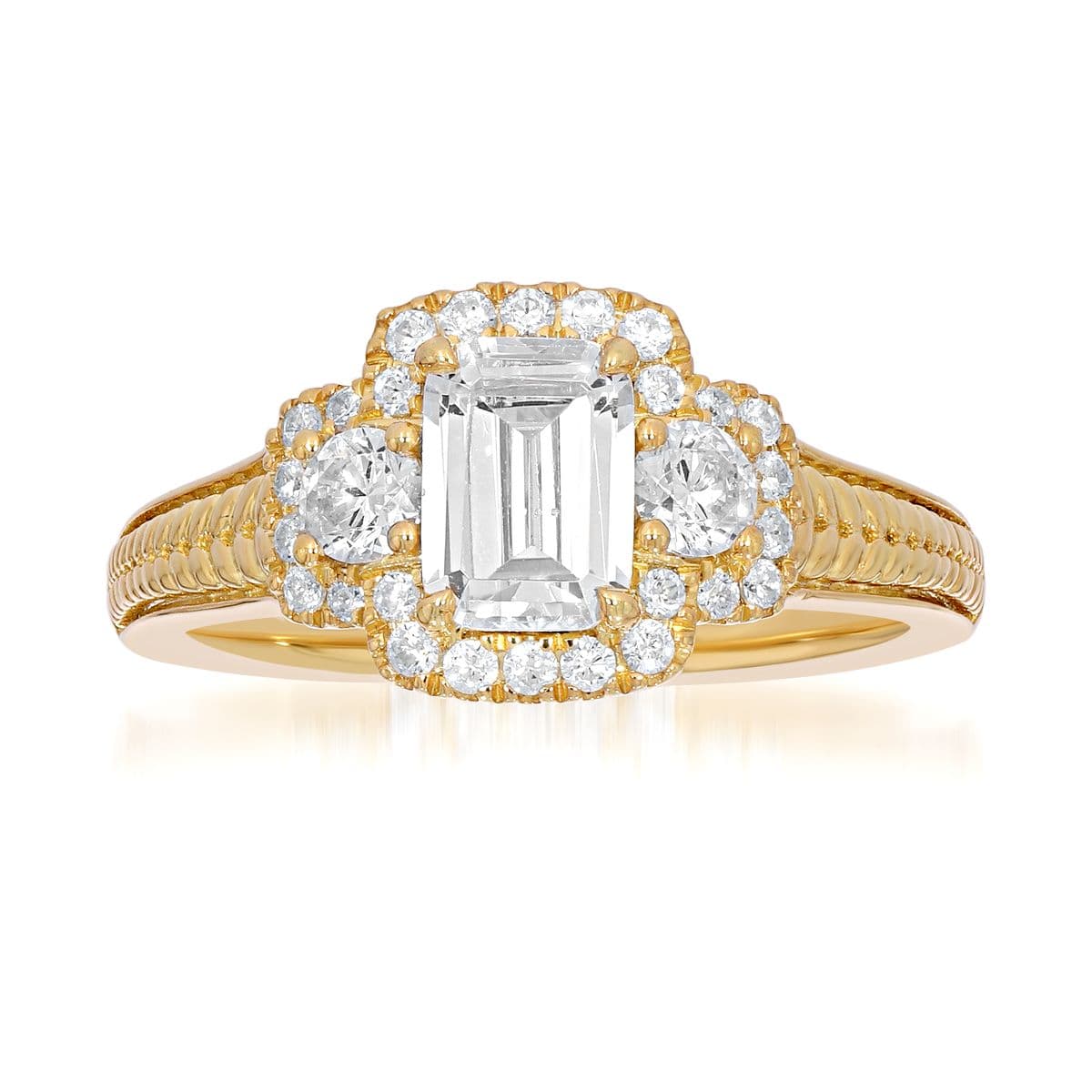 Three-Stone Rings, style 11-V2674