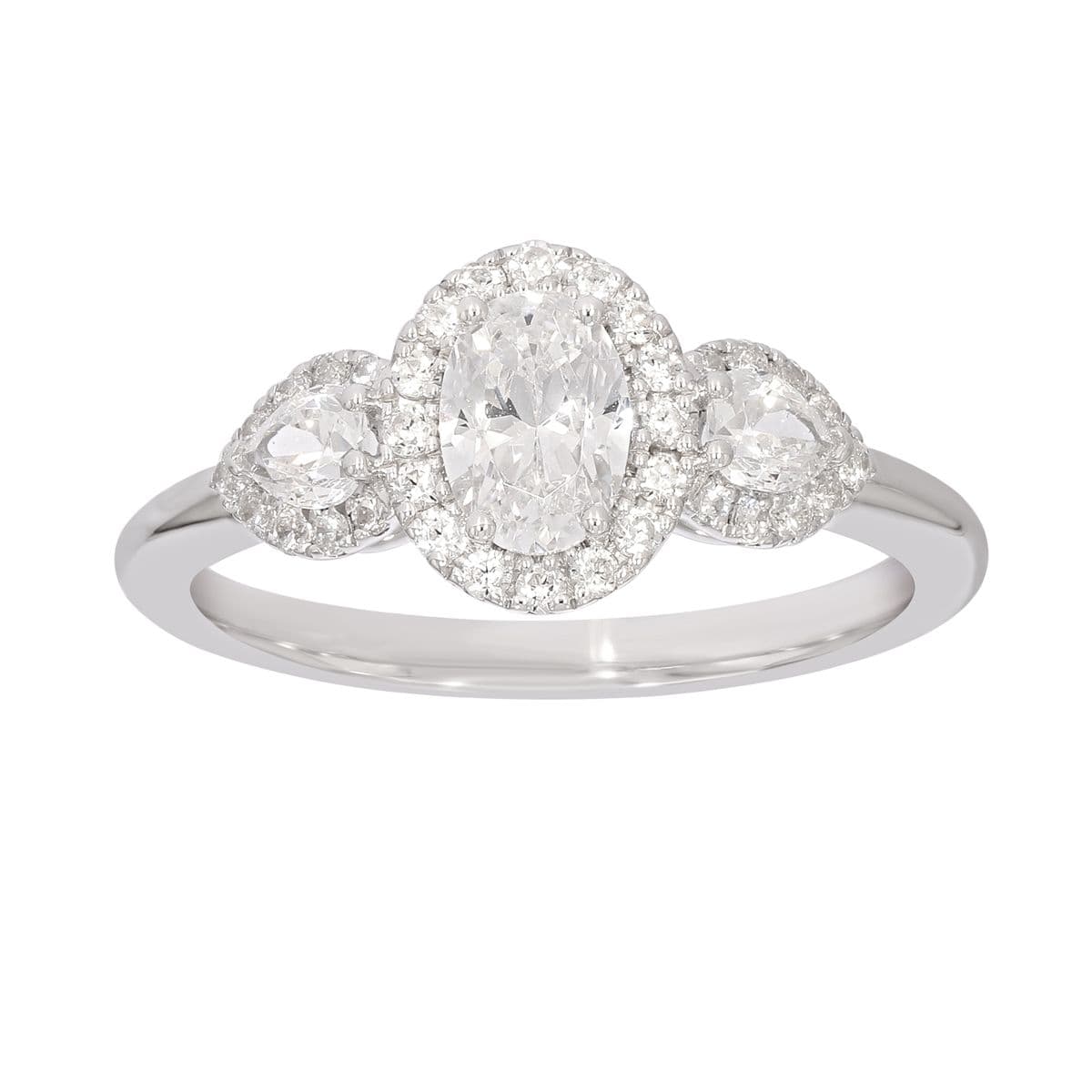 Three-Stone Rings, style 11-V3039